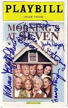 Signed playbill; obtained through purchase